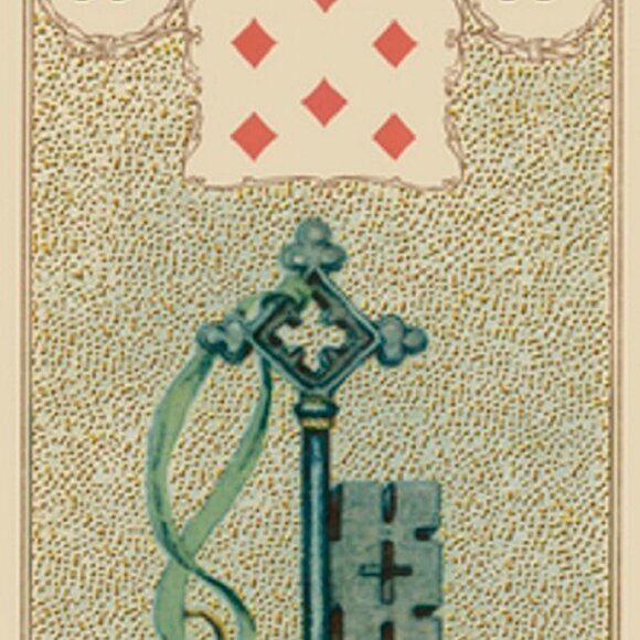 Golden Lenormand Oracle Set, Gold Foil, beginner tarot, deck and guidebook, bord - Picture 4 of 5